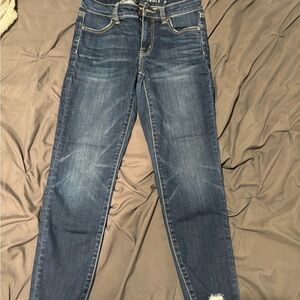 American Eagle Outfitters Dark Blue Skinny Jeans
